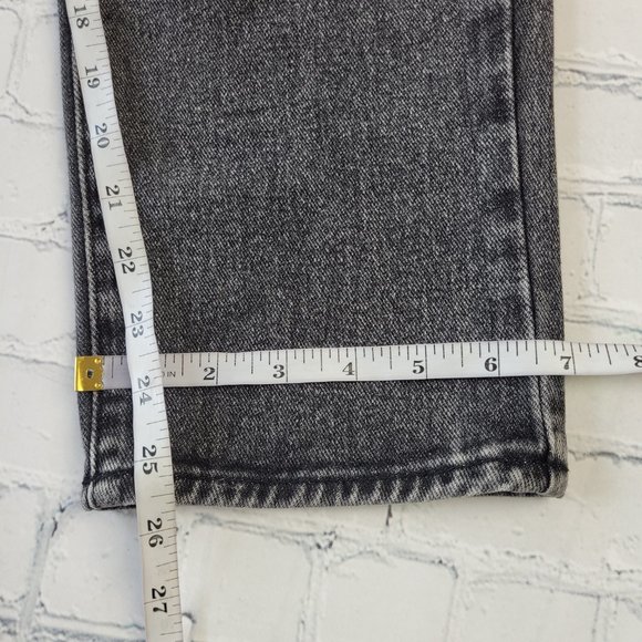 PacSun Woman’s washed out black mom jeans high rise size 30 - Picture 5 of 12